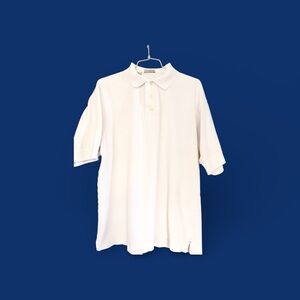 Cutter & Buck White Polo GMAC Embroidered Sleeve Size 16 XL Oversized EUC